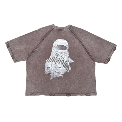 Masked washed tee by Unknown - 10