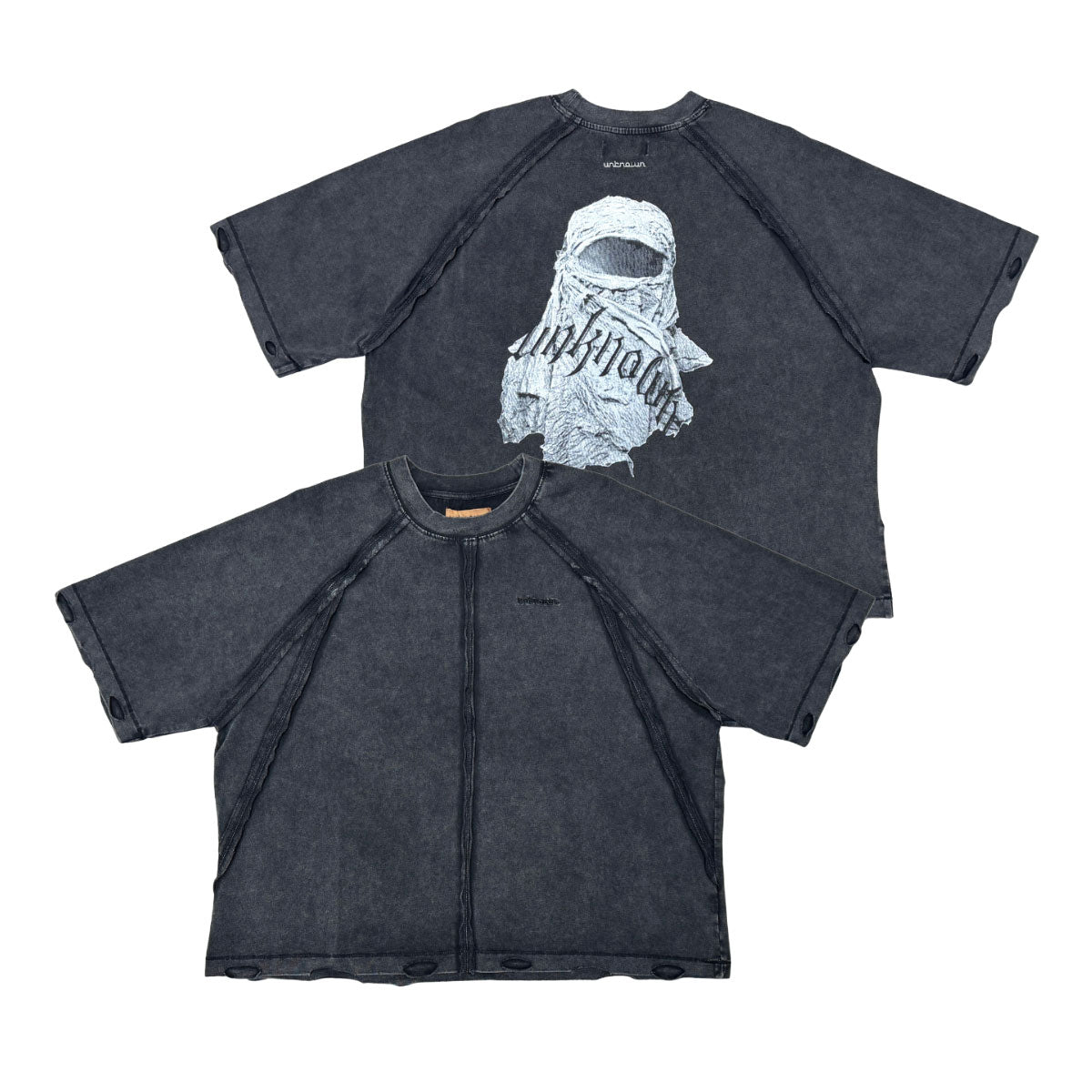 Masked washed tee by Unknown - 6