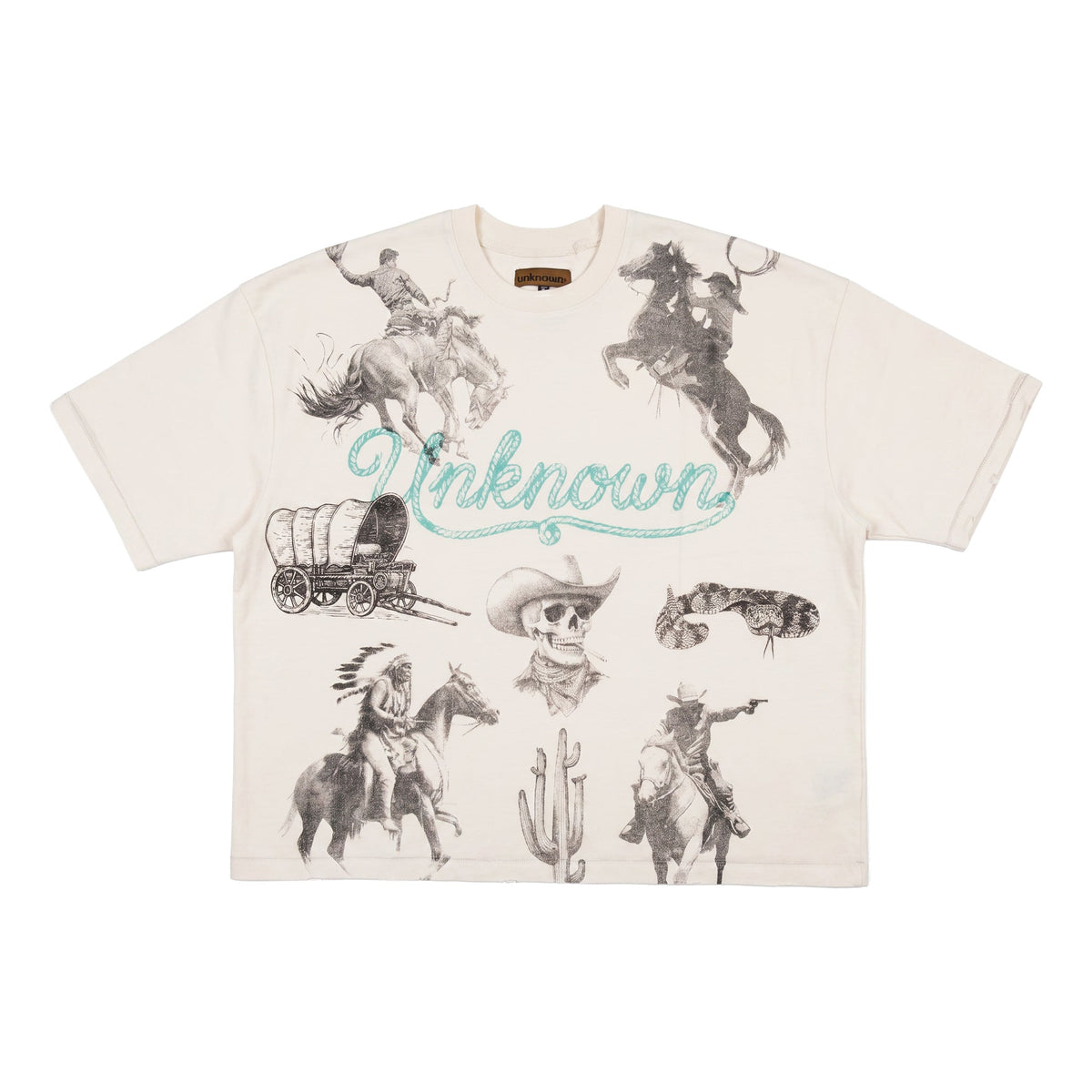 Unknown Vintage Western Graphic Tee by Unknown, view 3