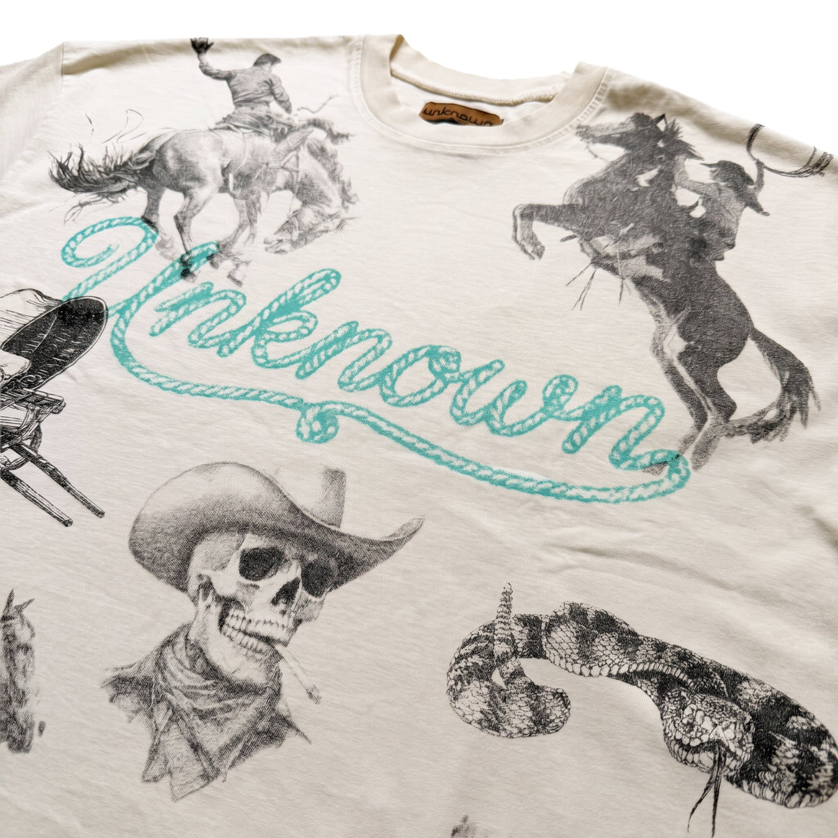 Unknown Vintage Western Graphic Tee by Unknown, view 4