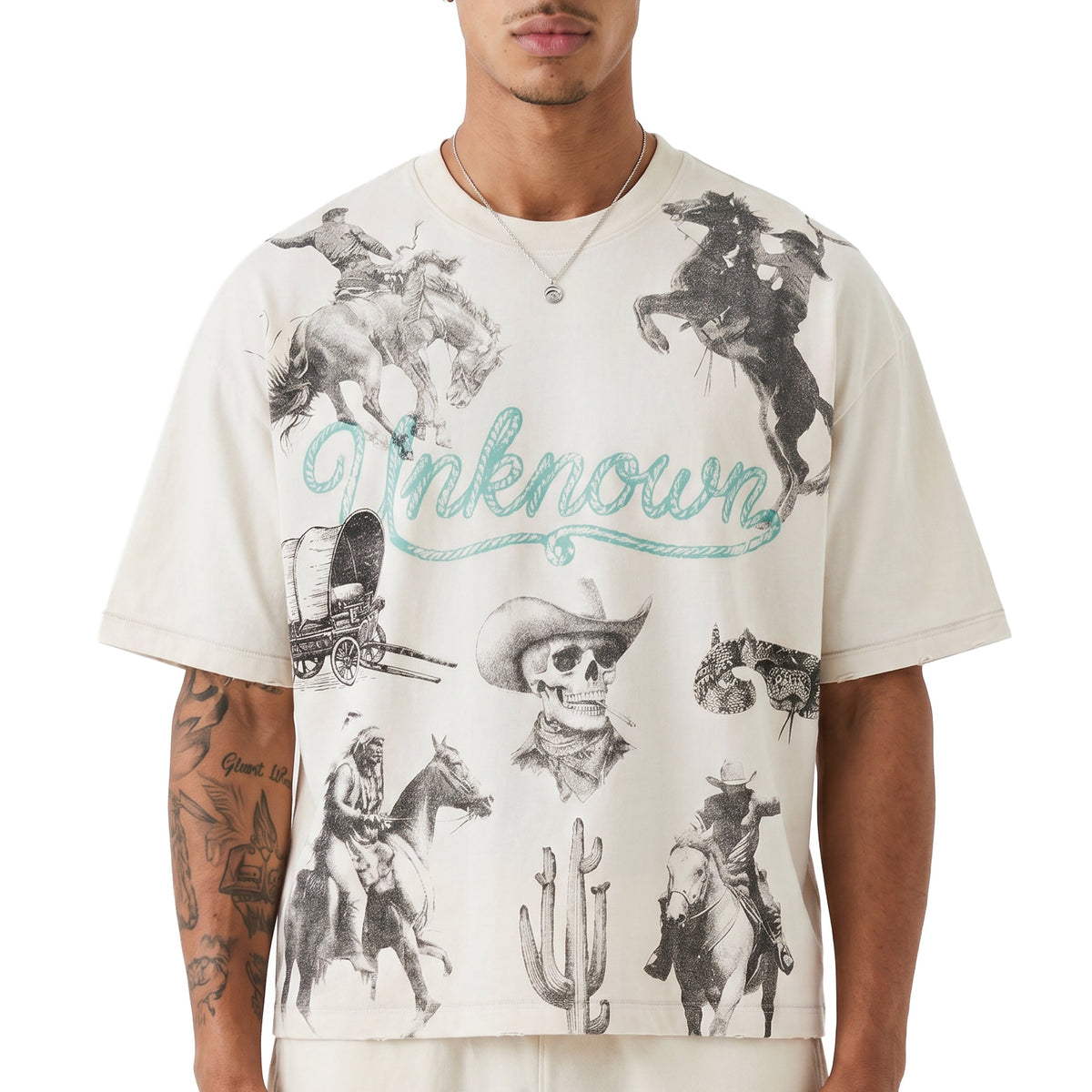 Unknown Vintage Western Graphic Tee by Unknown, view 1