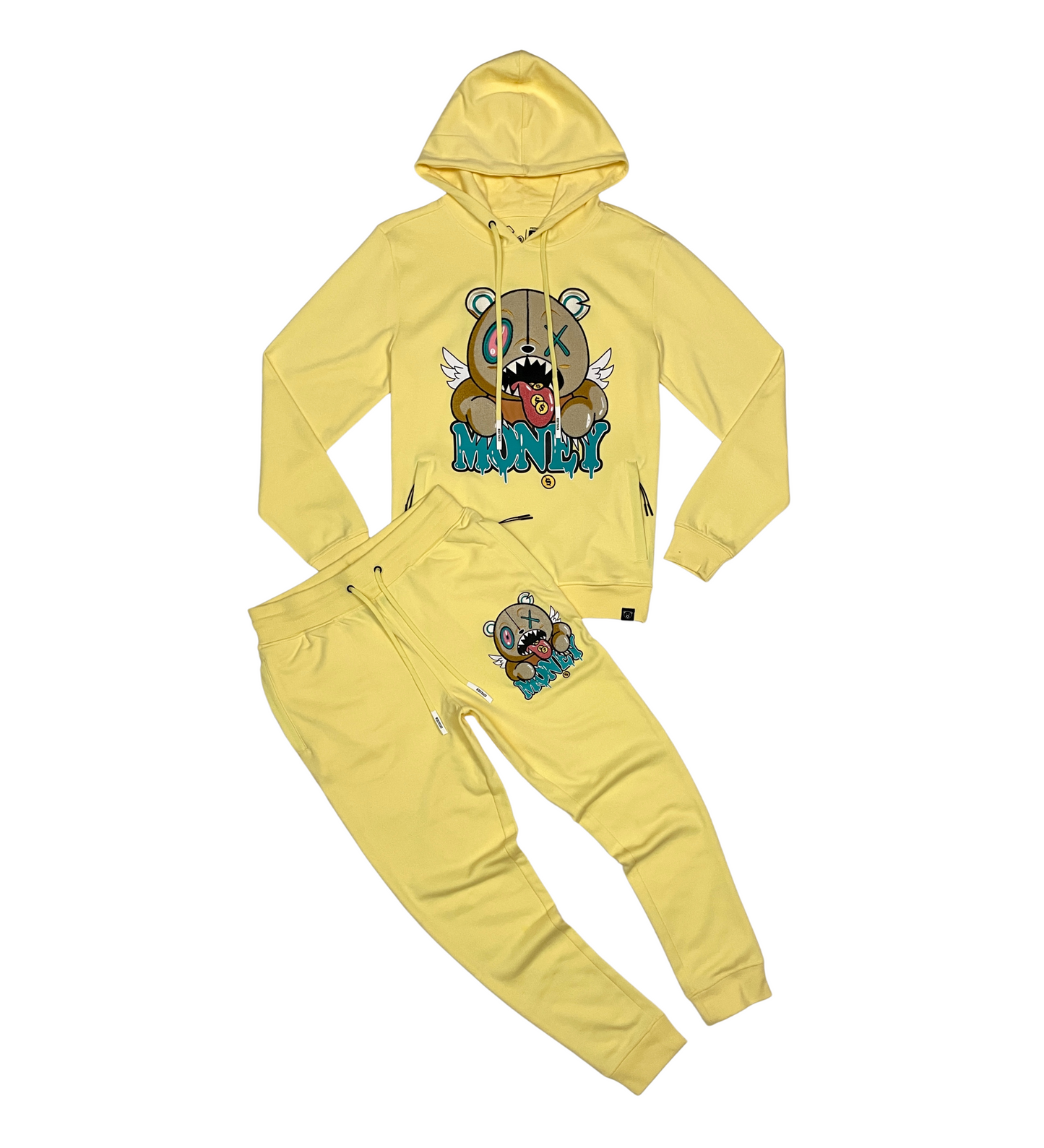 Civilized Bear Pull Over Jogger Set - Black | Civilized _2