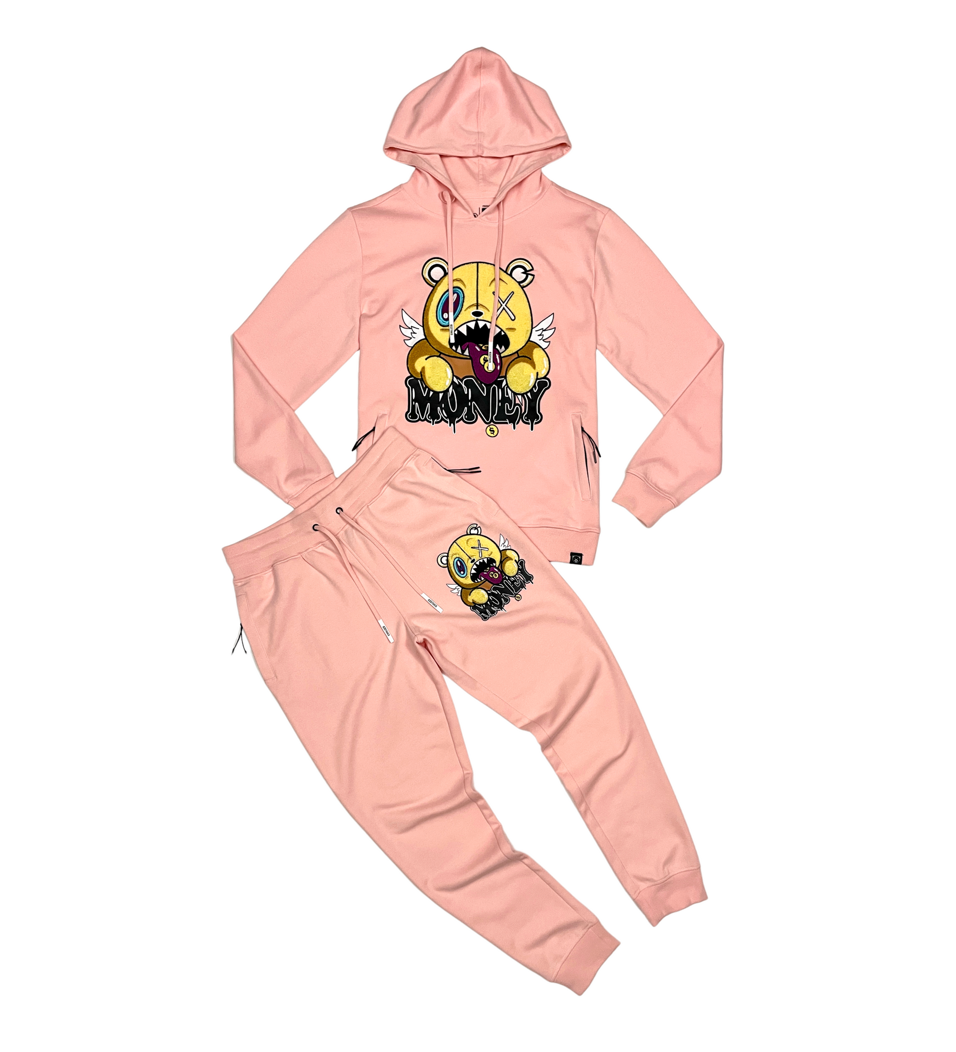 Civilized Bear Pull Over Jogger Set - Black | Civilized _3