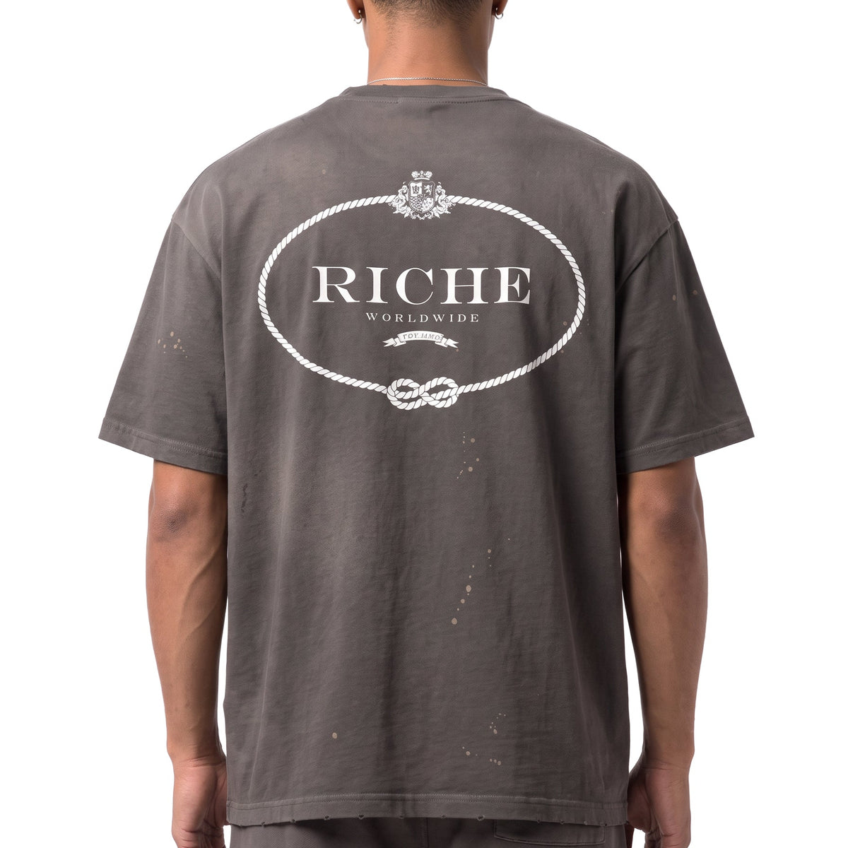 Twofaced Sunfade Paint Splatter T-Shirt by Vie+Riche, view 2