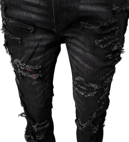 Heavy rip denim