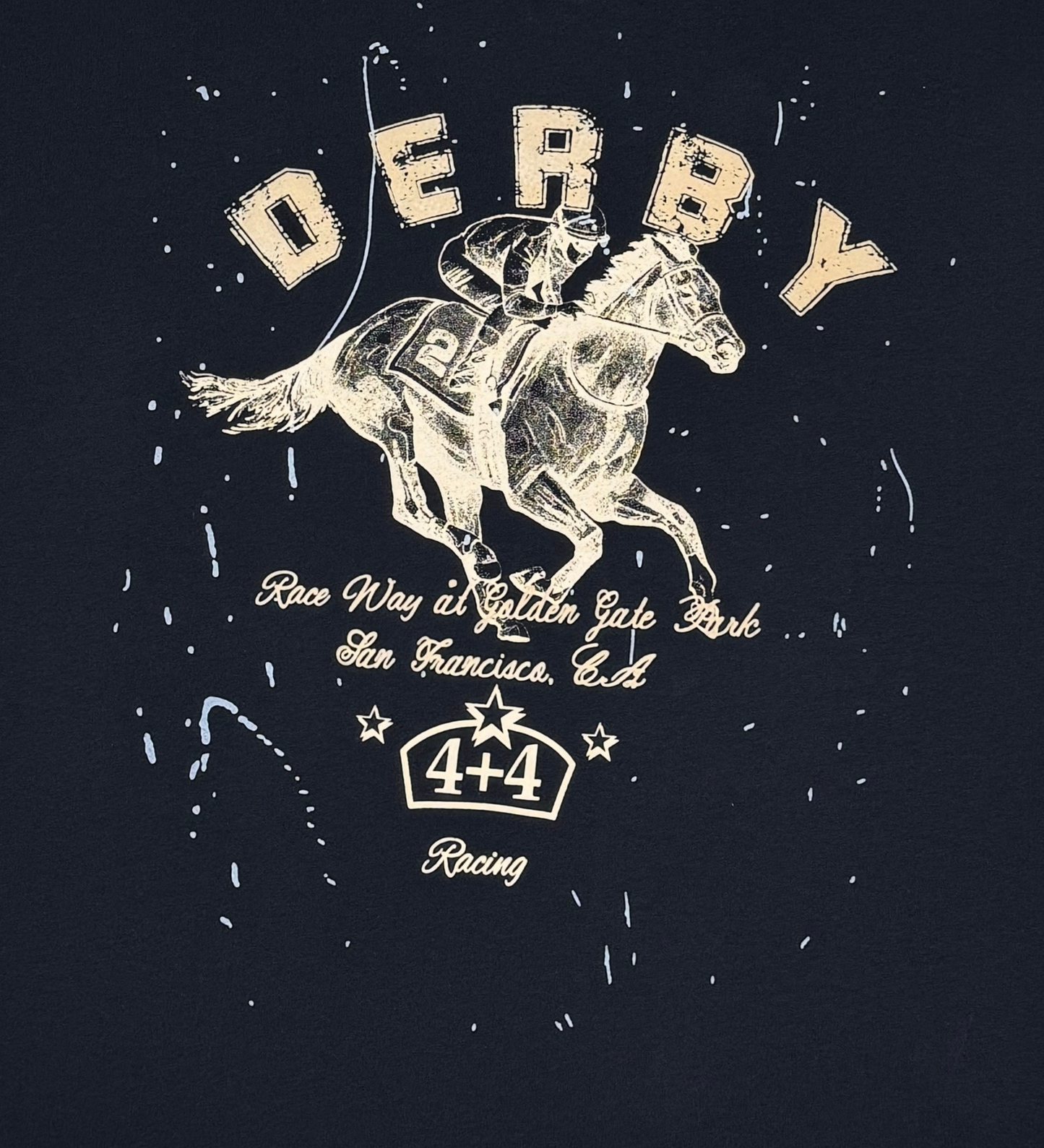 Derby distressed oversized tee