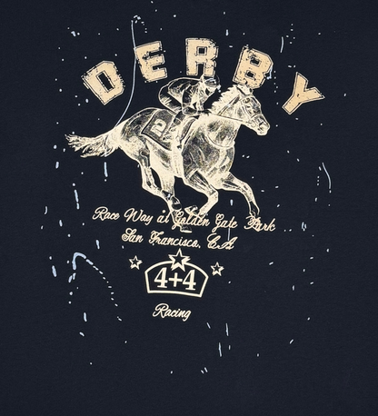 Derby distressed oversized tee