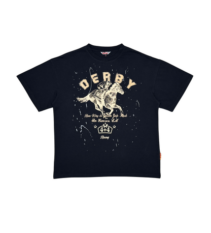 Derby distressed oversized tee