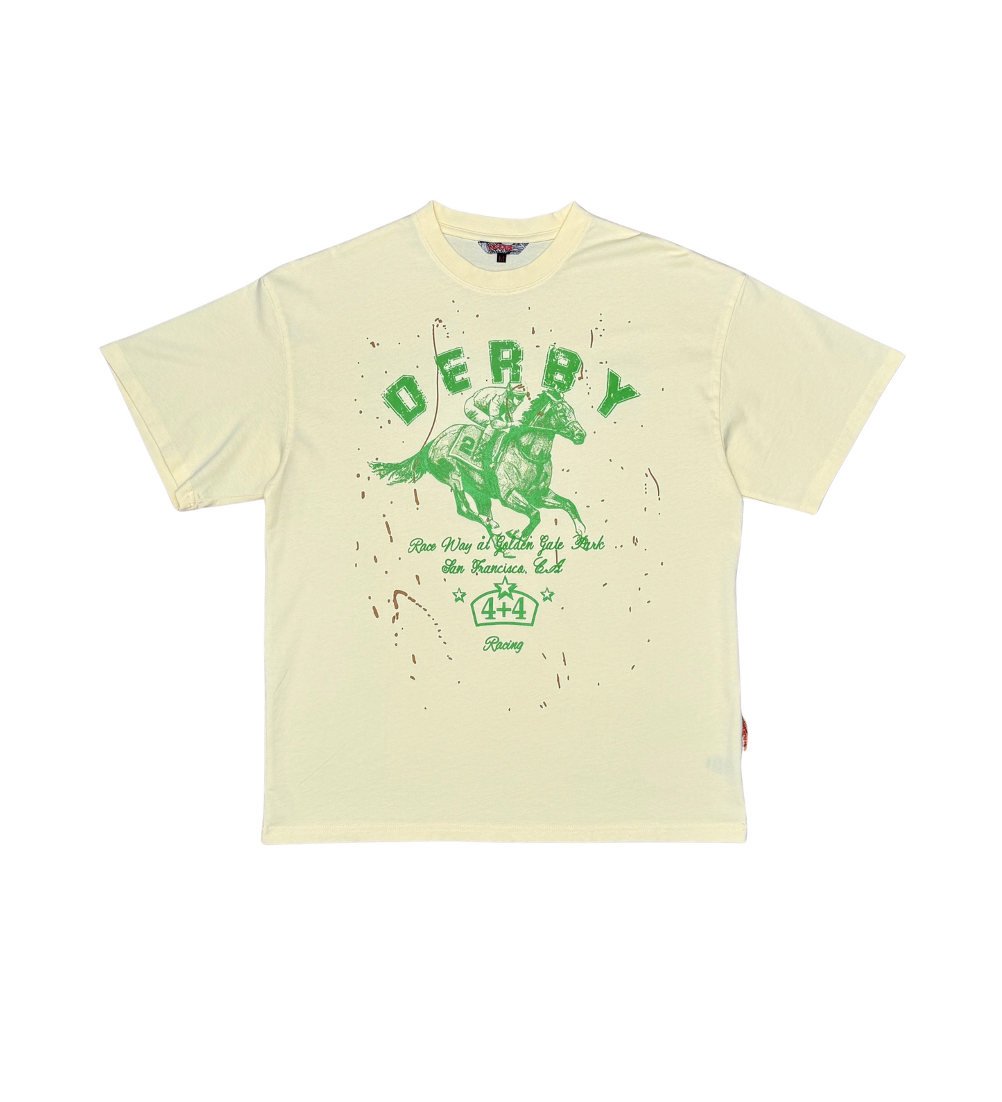 Derby distressed oversized tee