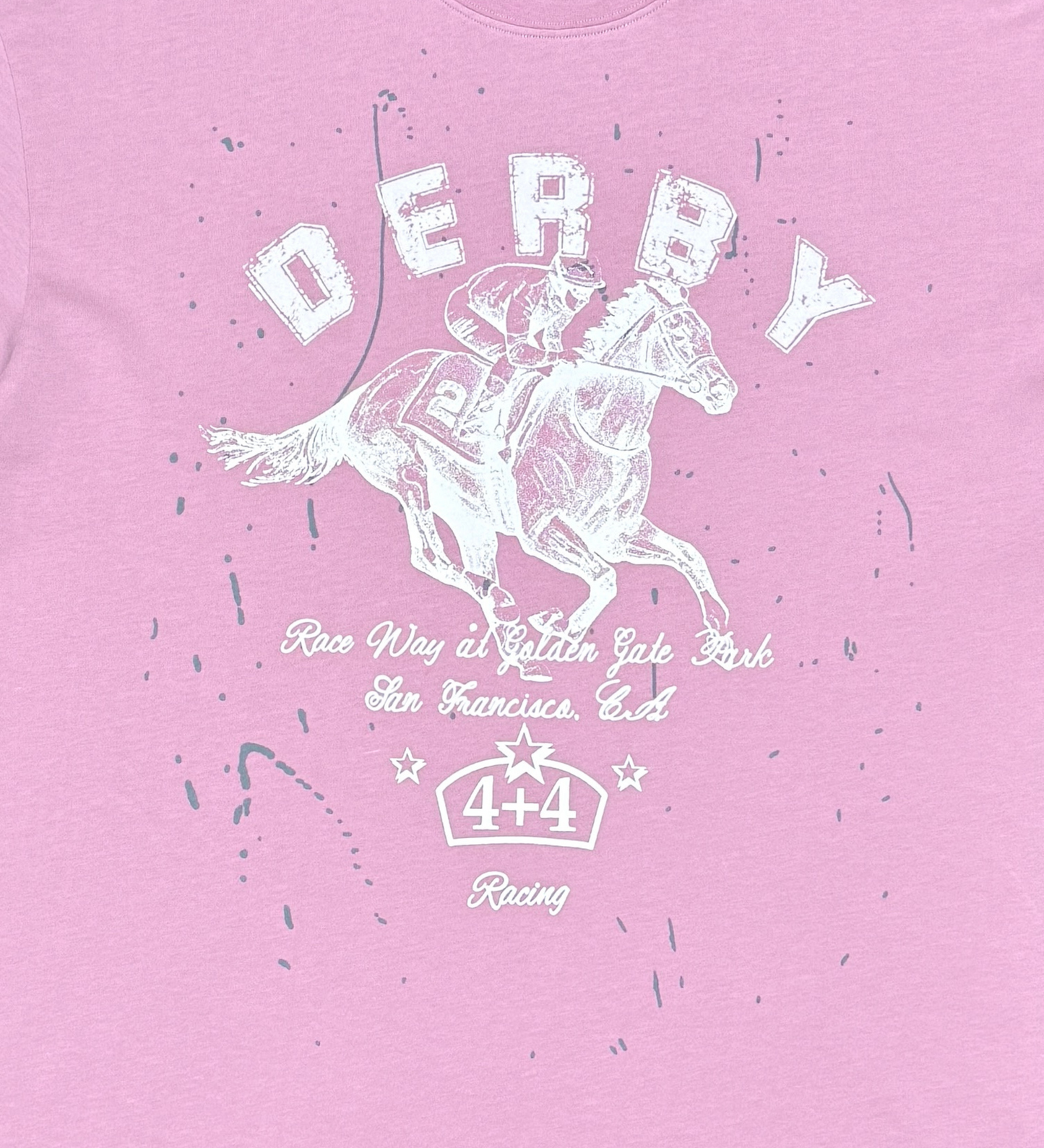 Derby distressed oversized tee