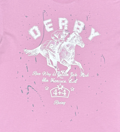 Derby distressed oversized tee