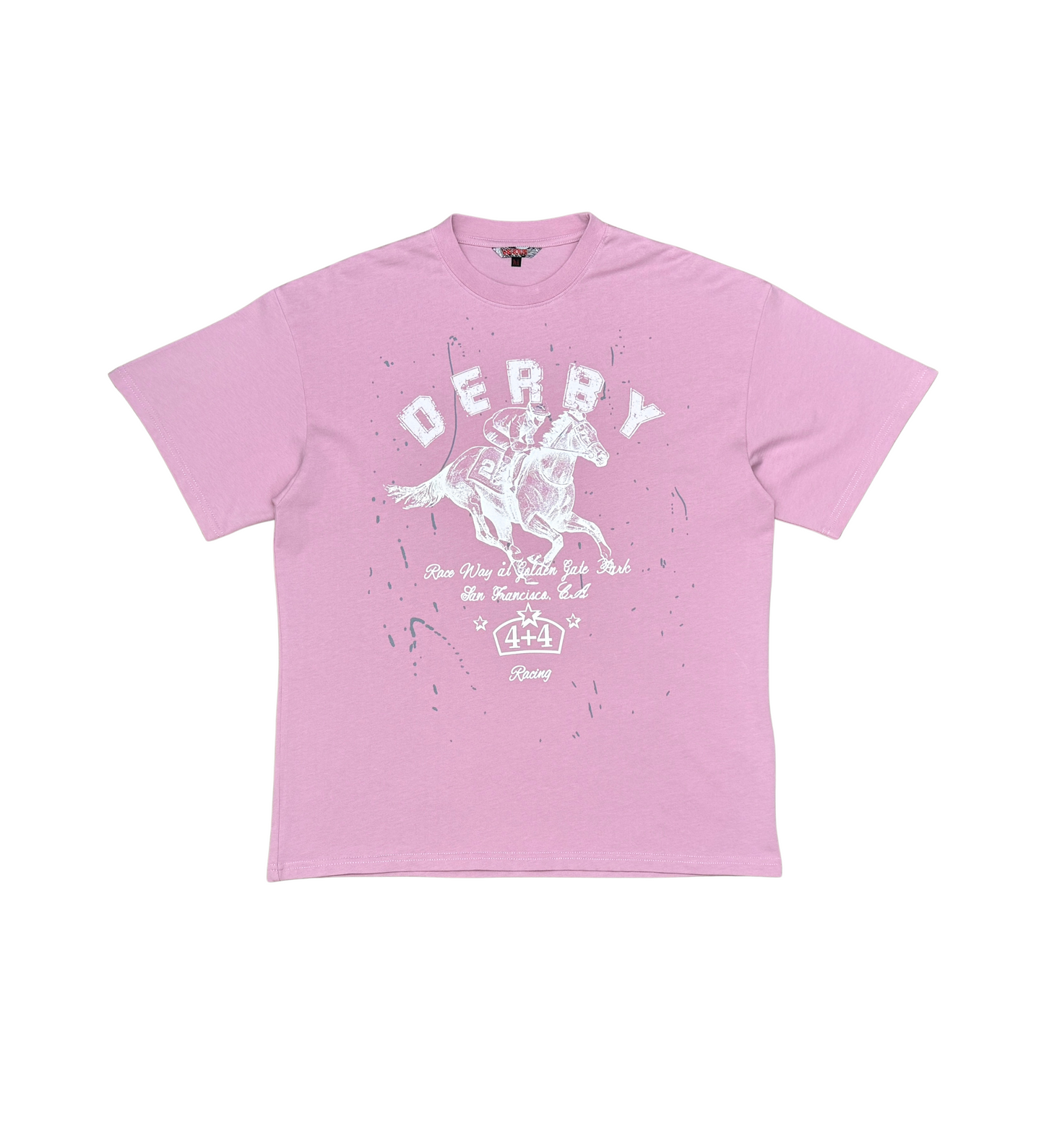 Derby distressed oversized tee