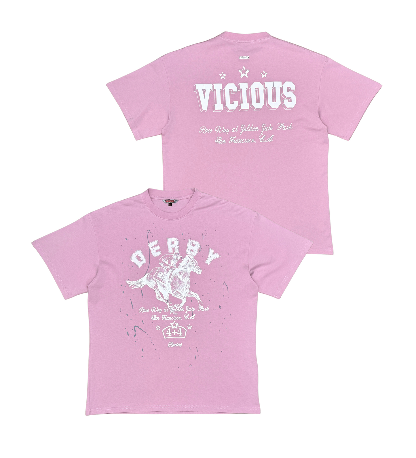 Derby distressed oversized tee