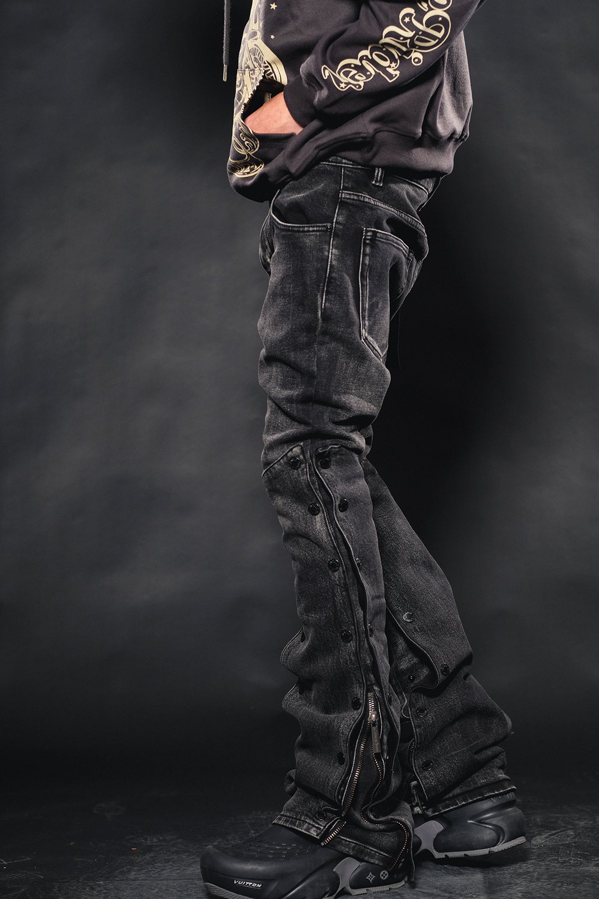 Flare Fit Vintage Black by Vicious - 2