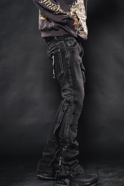 Flare Fit Vintage Black by Vicious - 3