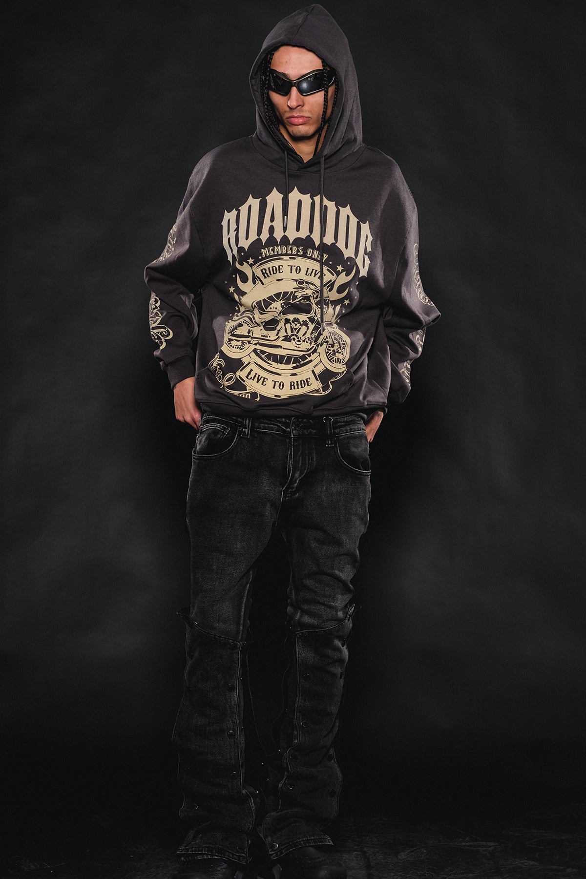 Flare Fit Vintage Black by Vicious - 5
