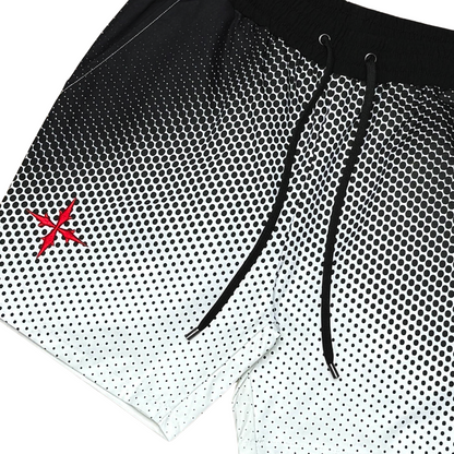 Retro beauty reversible short