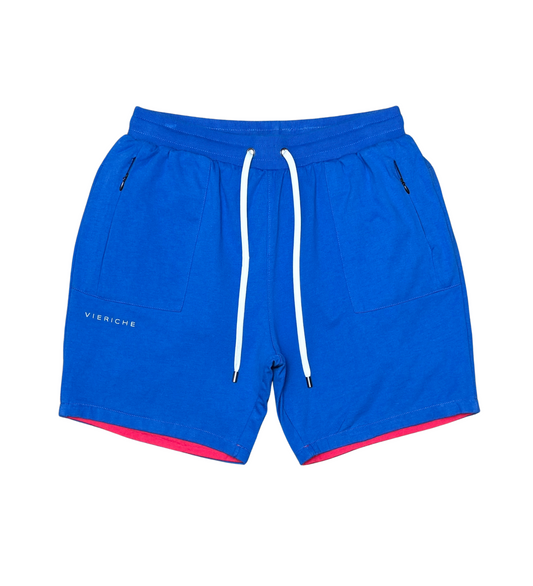 Reversible Pocket Short - Royal Blue / Pink - 1 | By Vie+Riche | Humen Brand