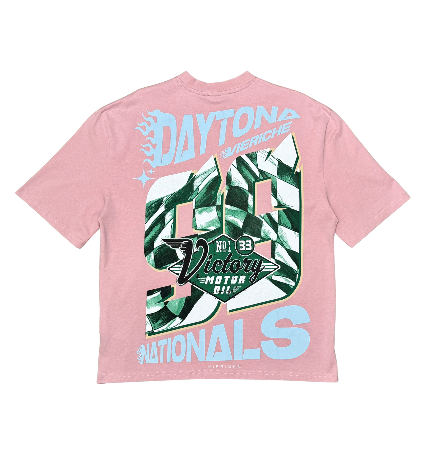 Daytona Nationals Tee - Pink - 8 | By Vie+Riche | Humen Brand