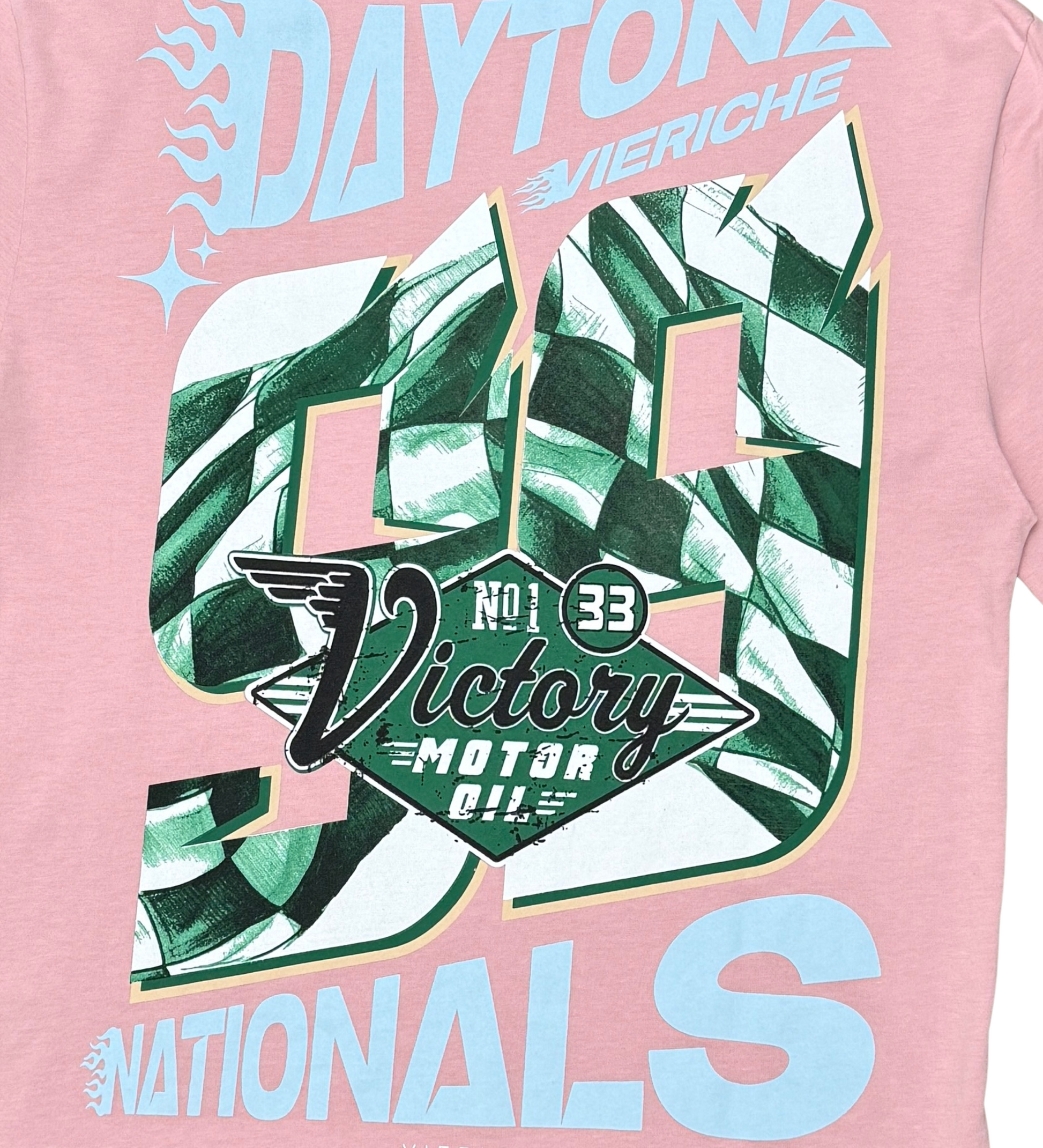 Daytona Nationals Tee - Pink - 10 | By Vie+Riche | Humen Brand