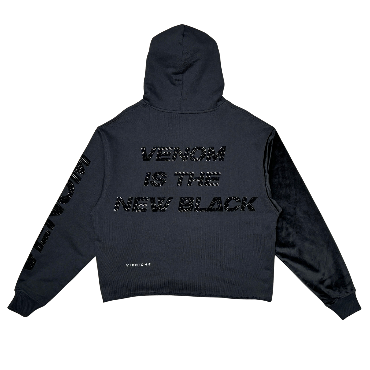 Venom biker cropped hoodie by Vie+Riche, view 11