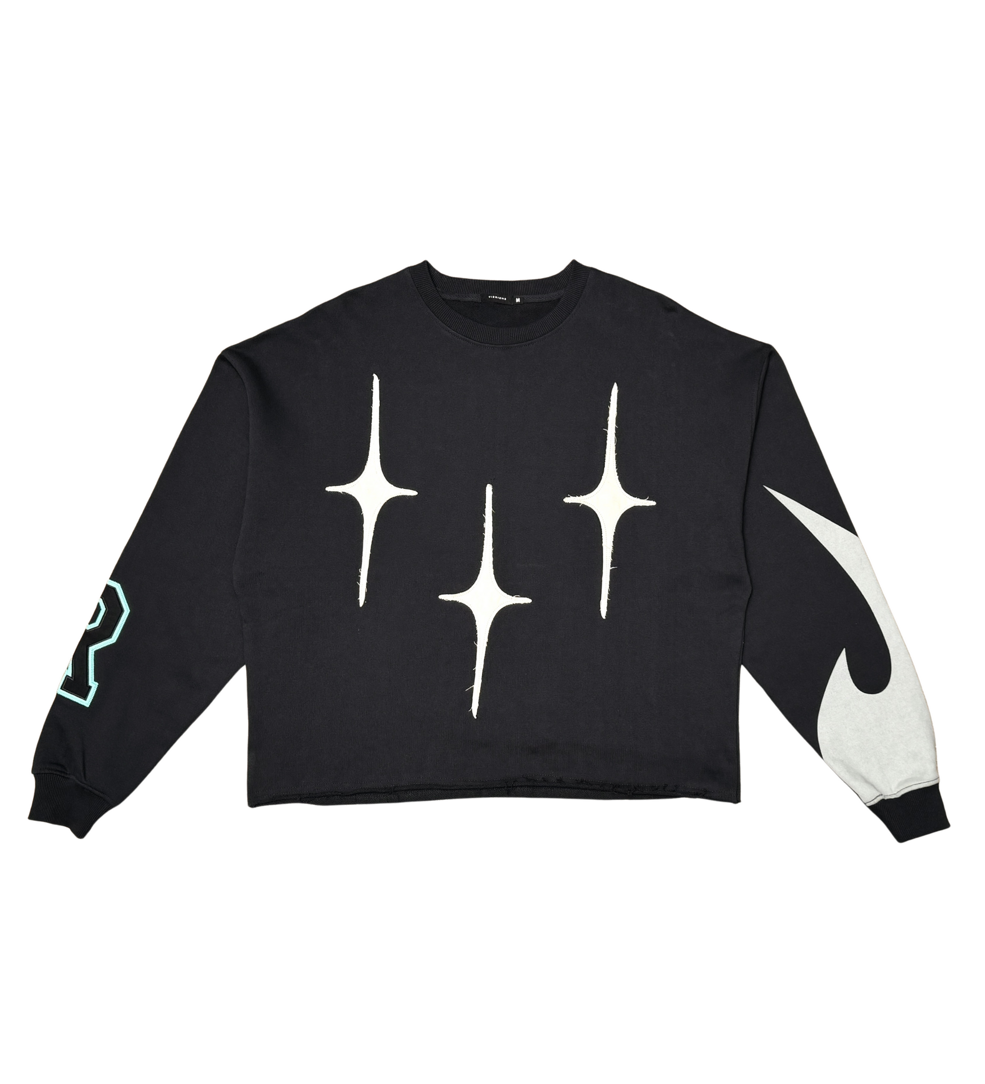 Riche R Cropped crewneck By Vie+Riche5| Humen Brand Shop