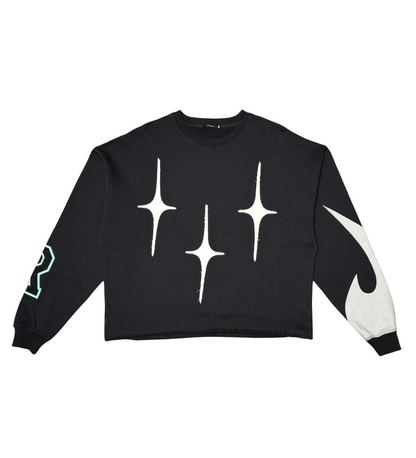 Riche R Cropped crewneck By Vie+Riche5| Humen Brand Shop