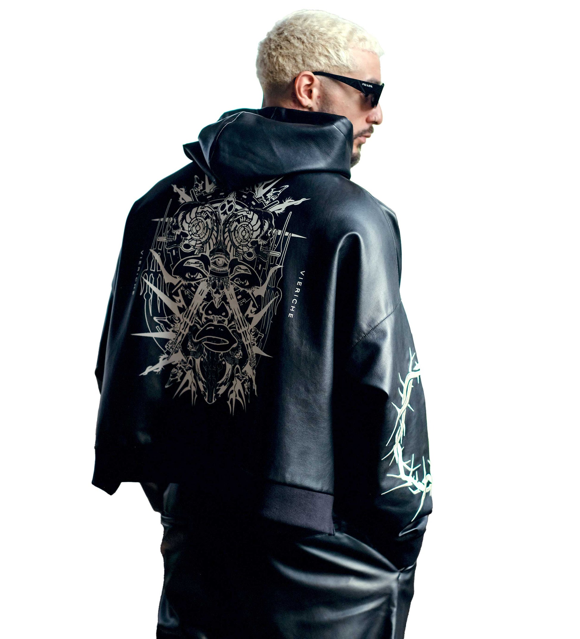 Thorned Crown Hoodie Black  by Vie+Riche
 - 2