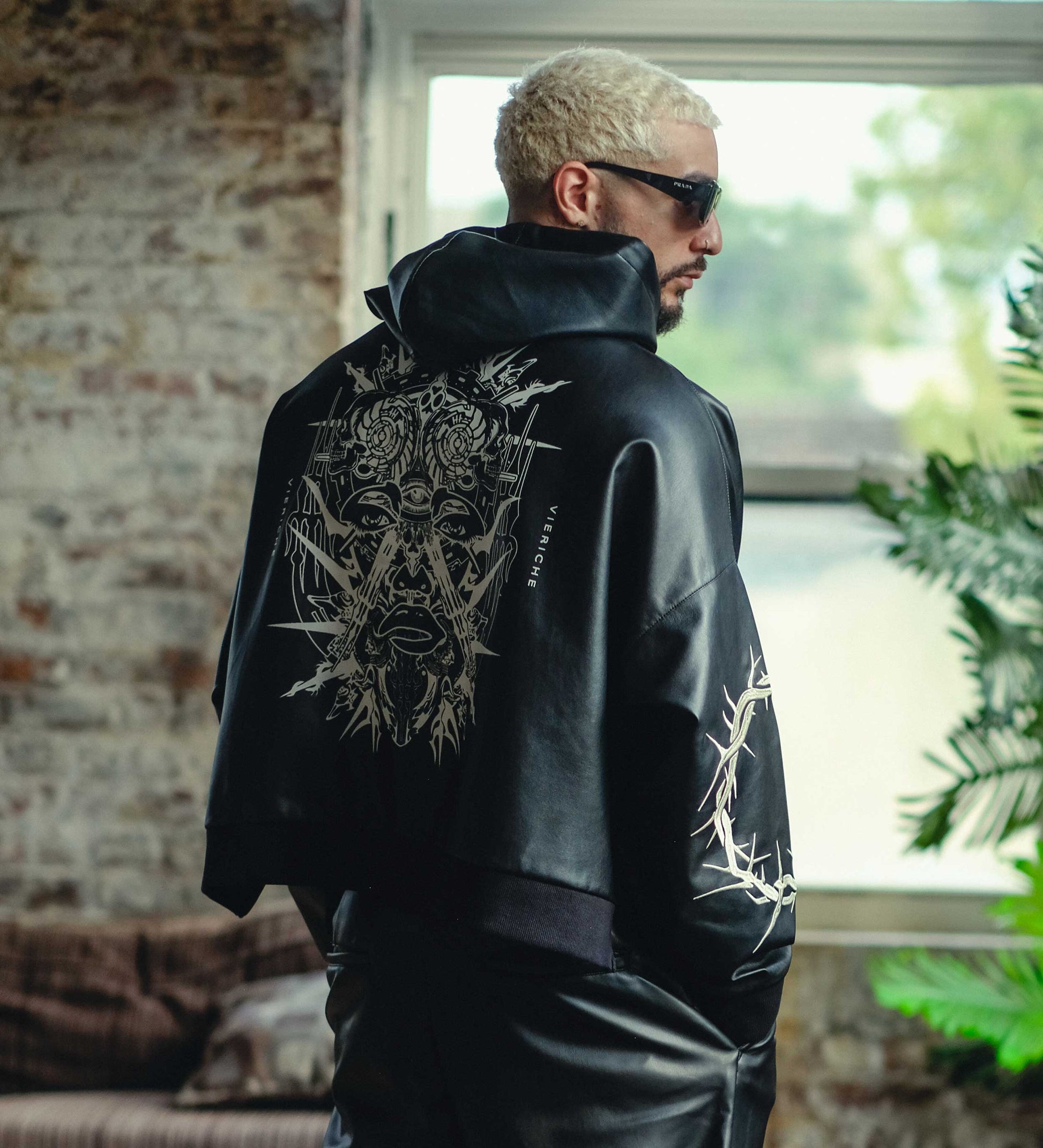 Thorned Crown Hoodie Black  by Vie+Riche
 - 4