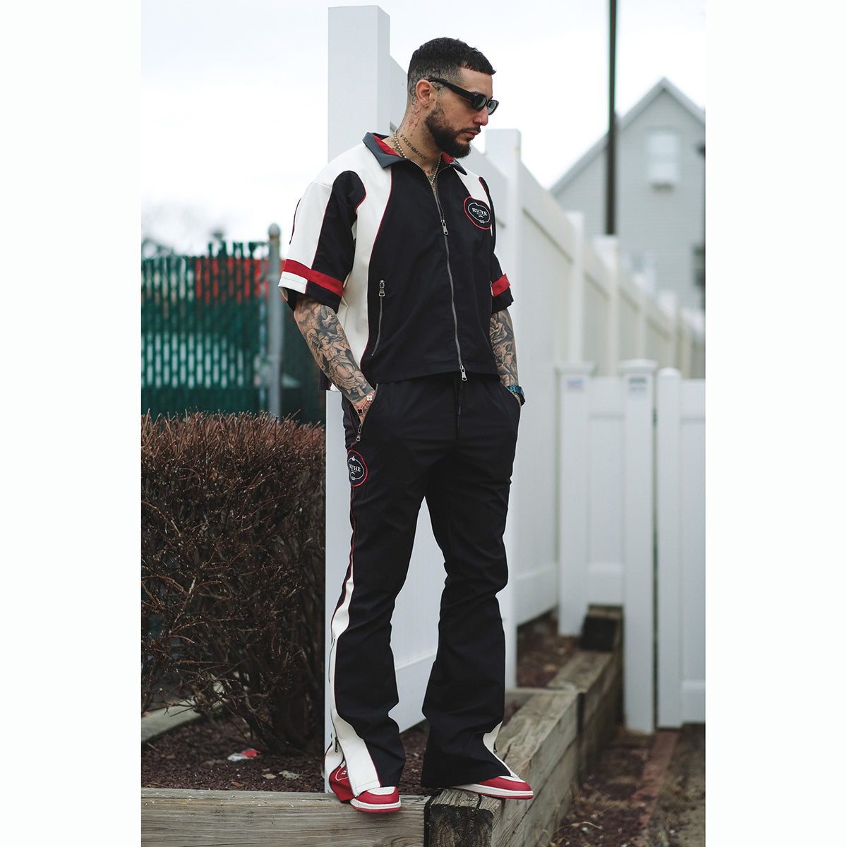 Racer crop set Black / Offwhite by Vie+Riche
 - 2