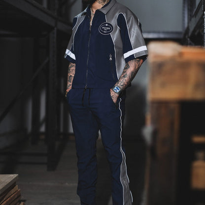 Racer crop set Navy by Vie+Riche
 - 6