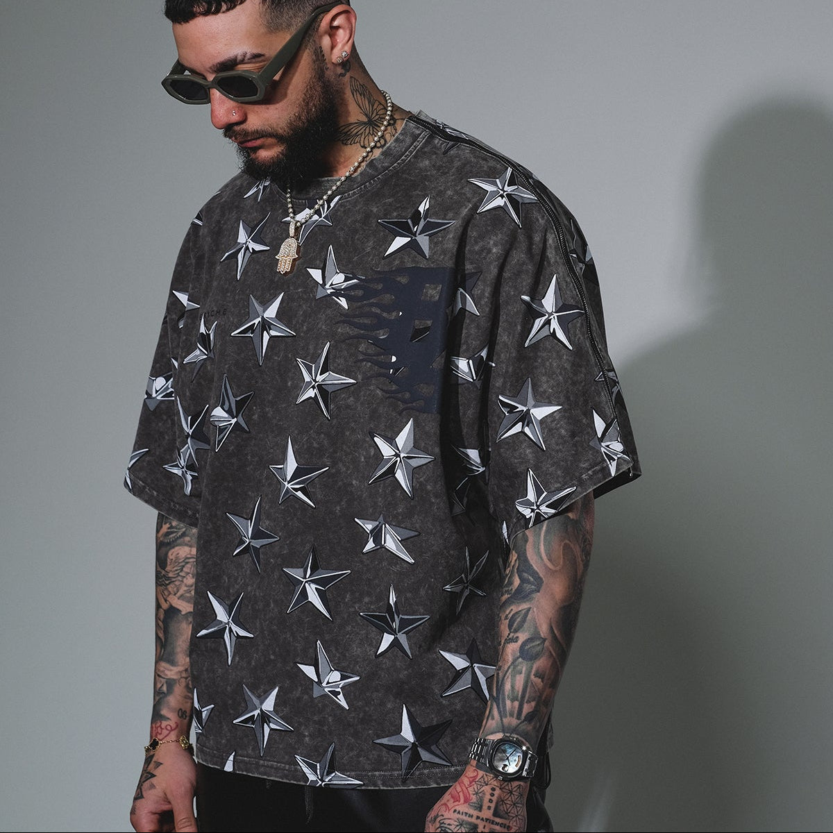 Chromestar interchangeable tee Grey by Vie+Riche
 - 2