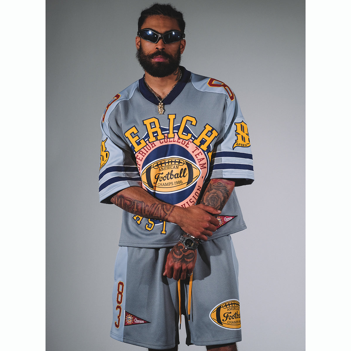 Patchwork jersey set Grey by Vie+Riche
 - 1