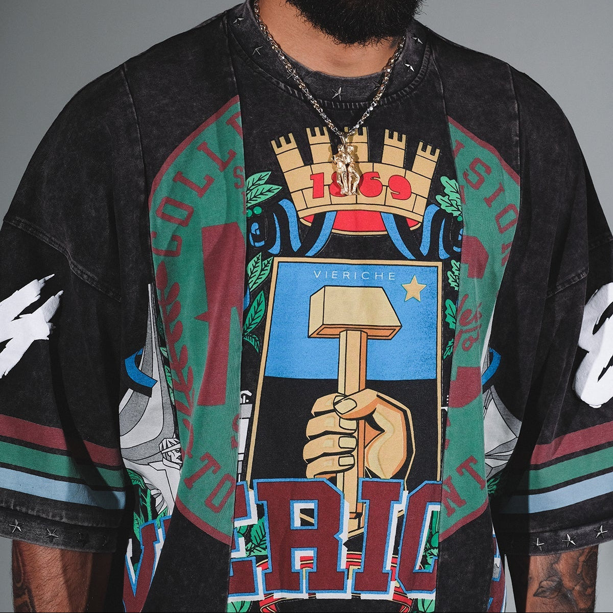 Mashup college team jersey Black by Vie+Riche
 - 3