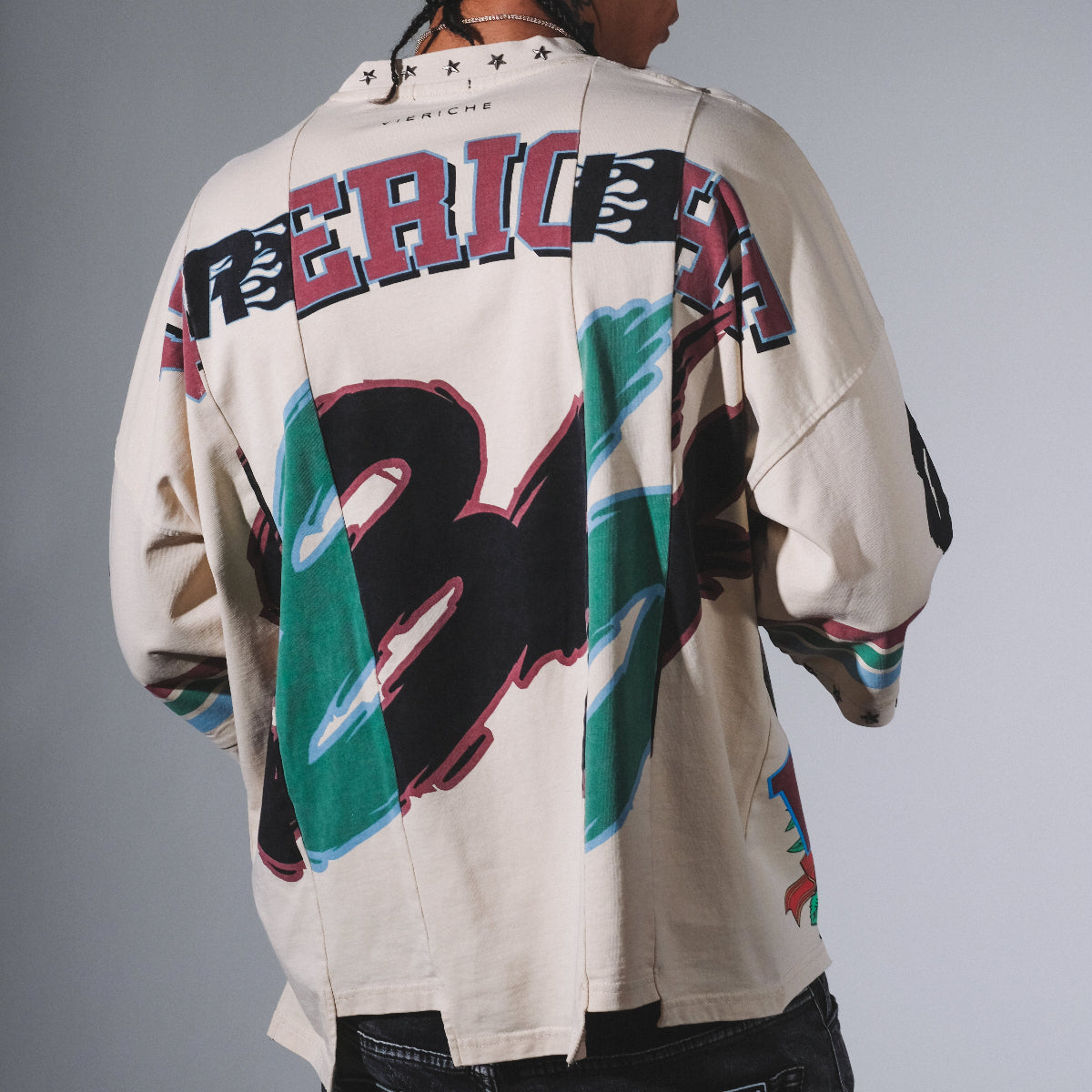 Mashup college team jersey Cream by Vie+Riche
 - 2