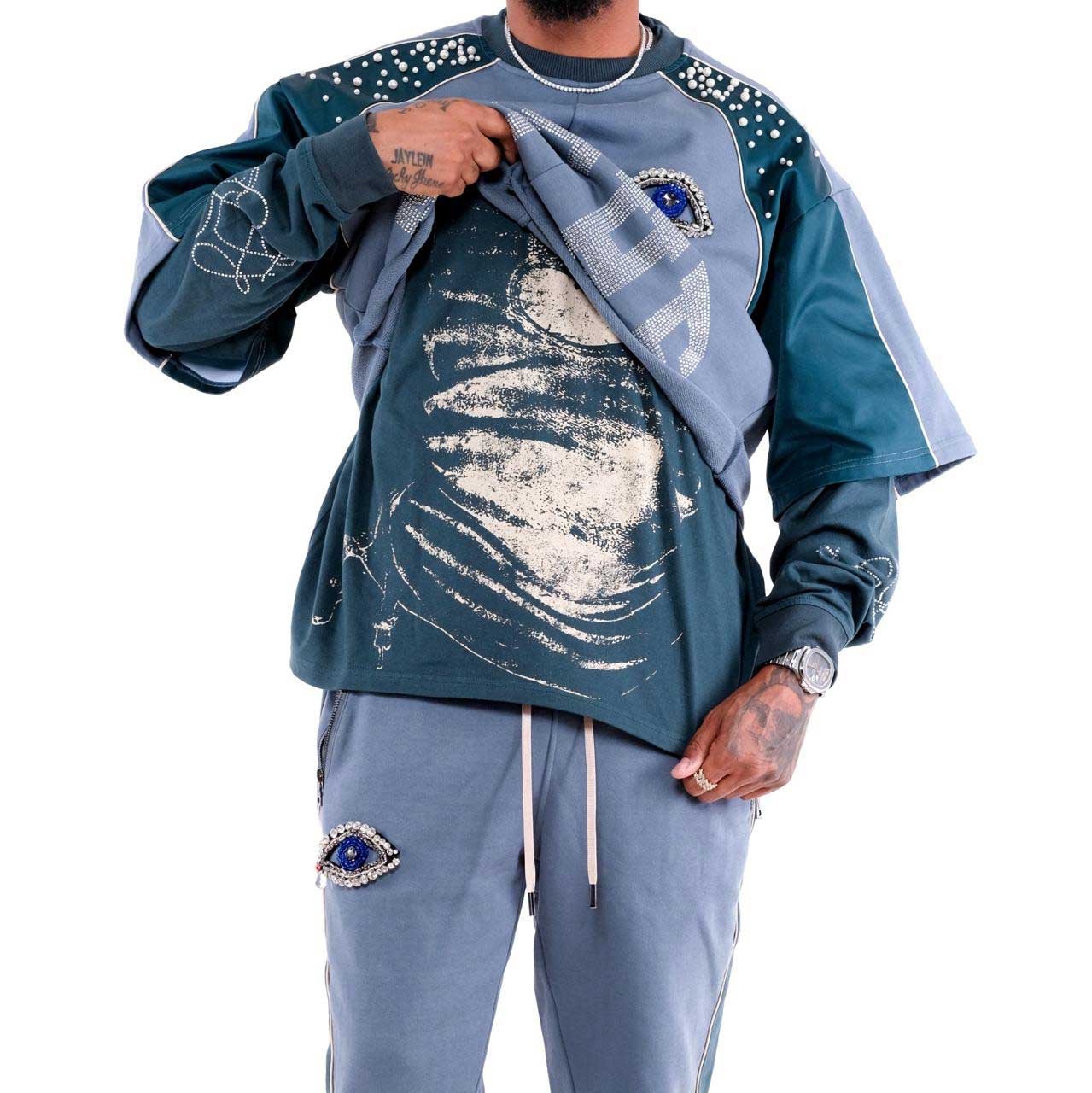 Bandit rugby set Blue  by Vie+Riche - 5