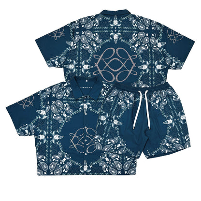 Reversible paisley set
