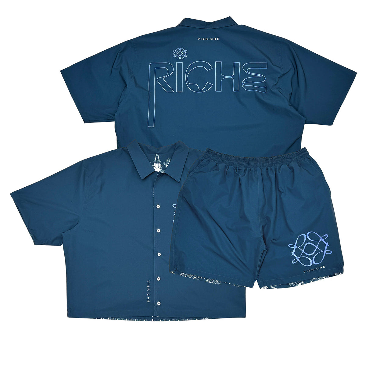 Reversible paisley set by Vie+Riche, view 6