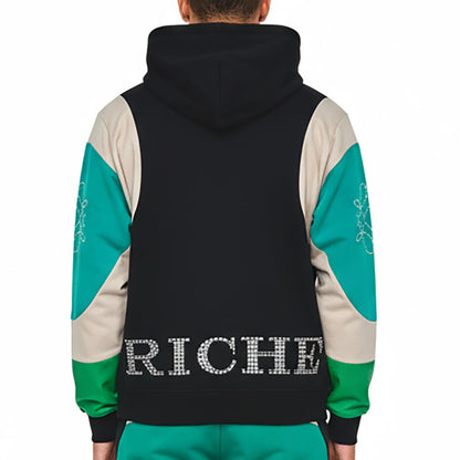 Embossed v hoodie Black by Vie+Riche
 - 2