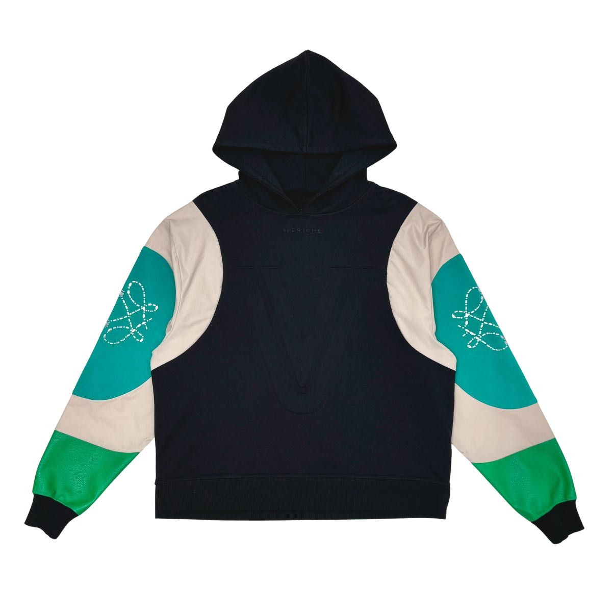 Embossed v hoodie by VIERICHEPARIS, view 3