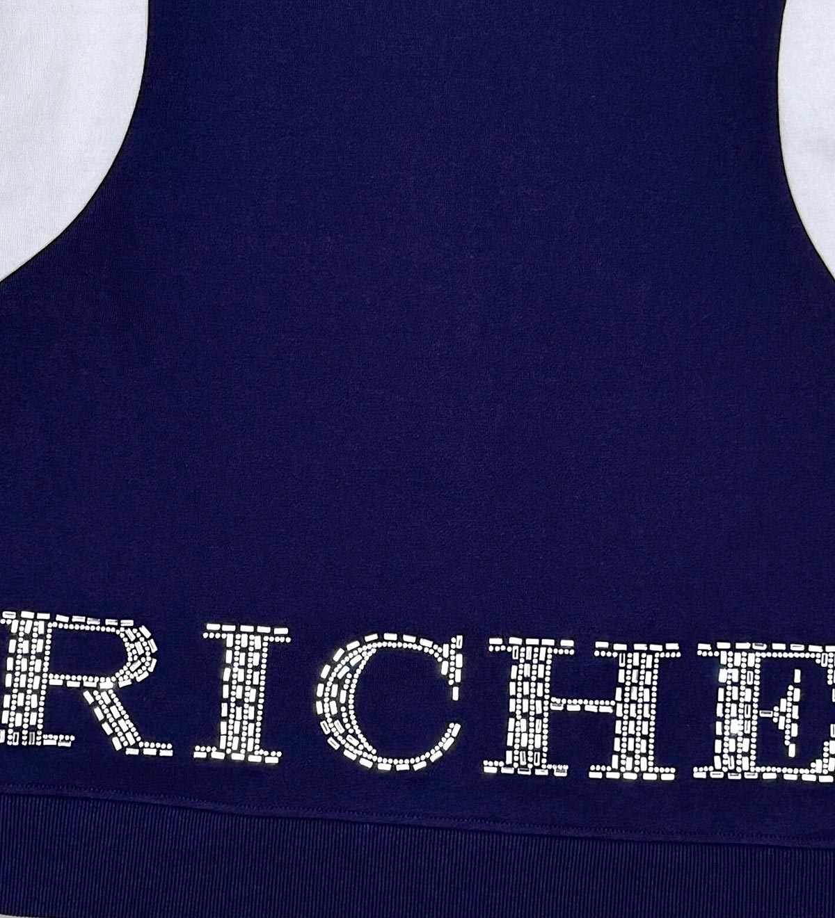 Embossed v hoodie Navy by Vie+Riche
 - 5