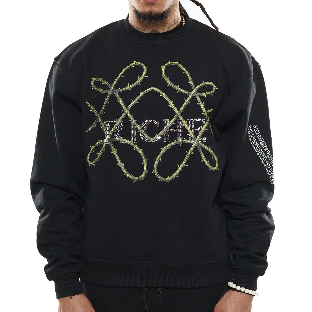 Live rose crew Black by Vie+Riche
 - 1