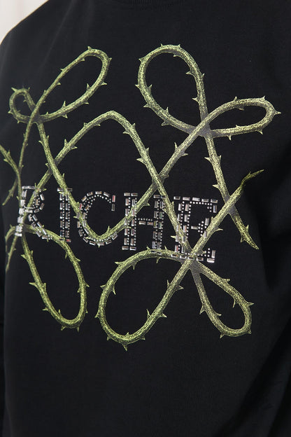 Live rose crew Black by Vie+Riche
 - 5