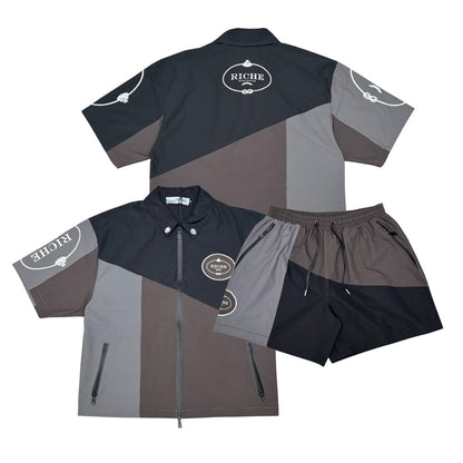 Monoblock jacket short set