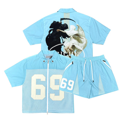 Goated shirt short set