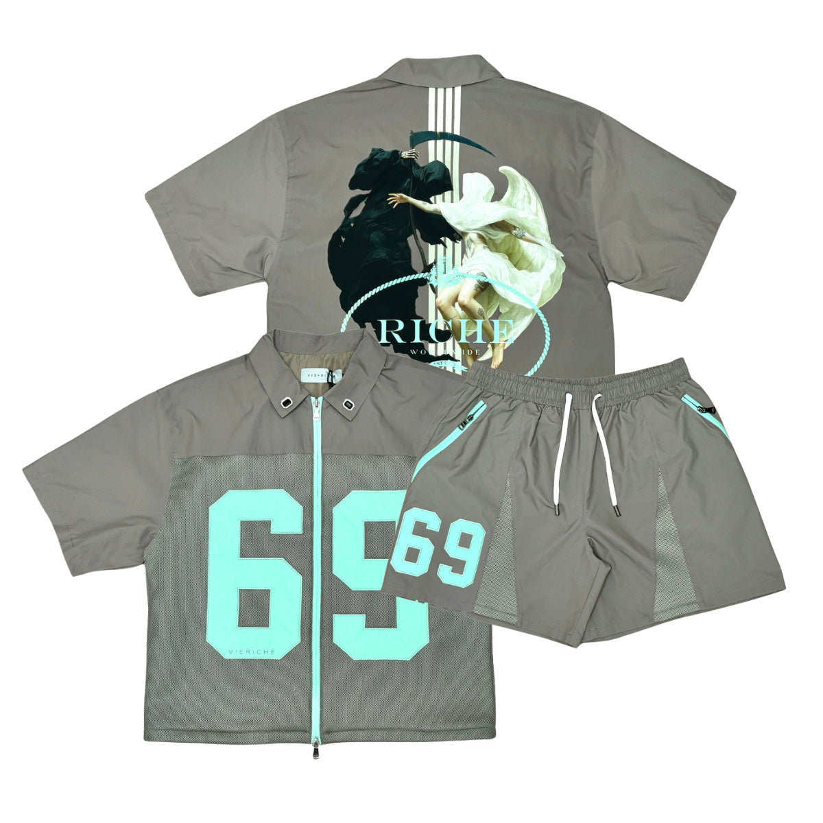 Goated shirt short set by Vie+Riche, view 8