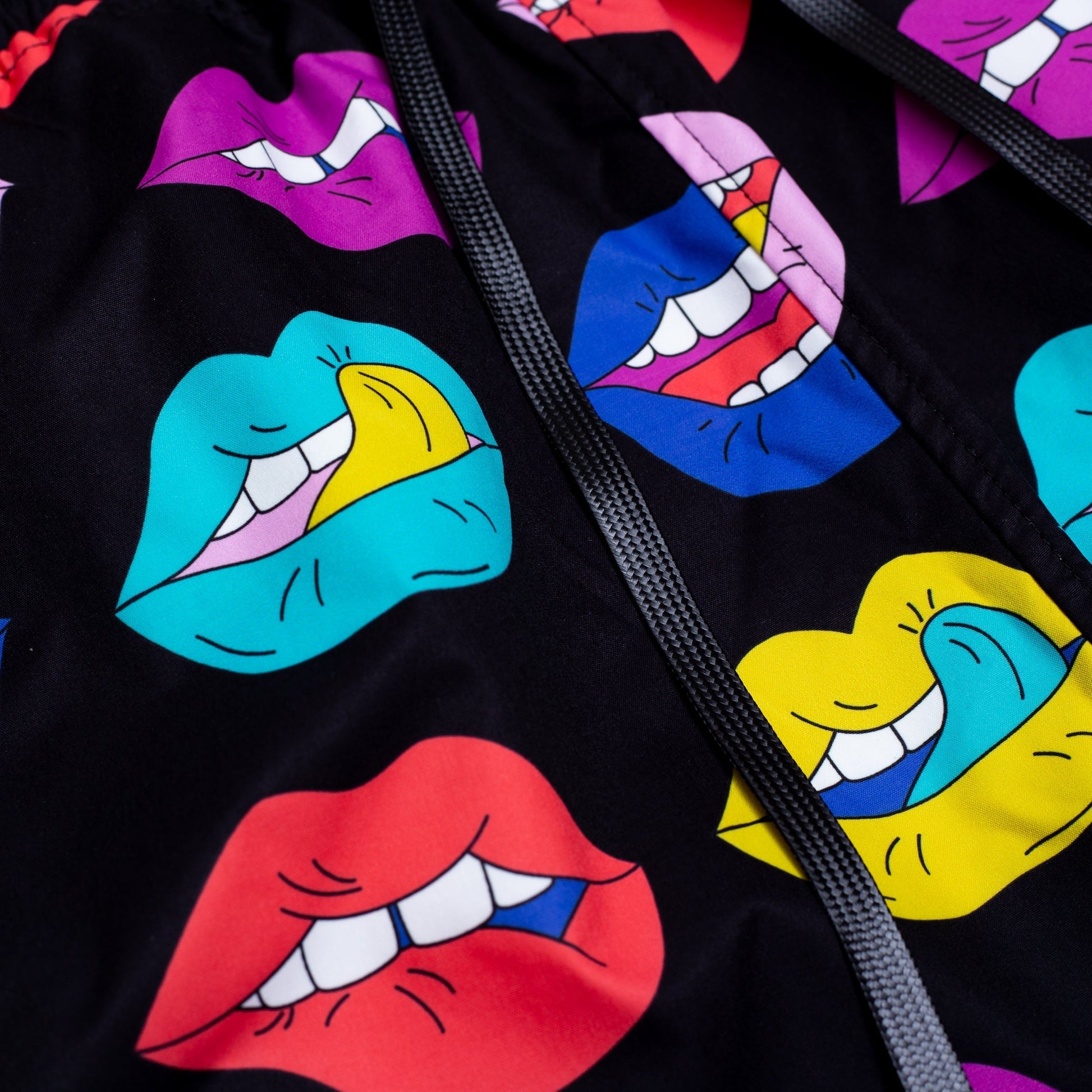 Riche Love Lips Shorts - Black | Vie+Riche
 _3