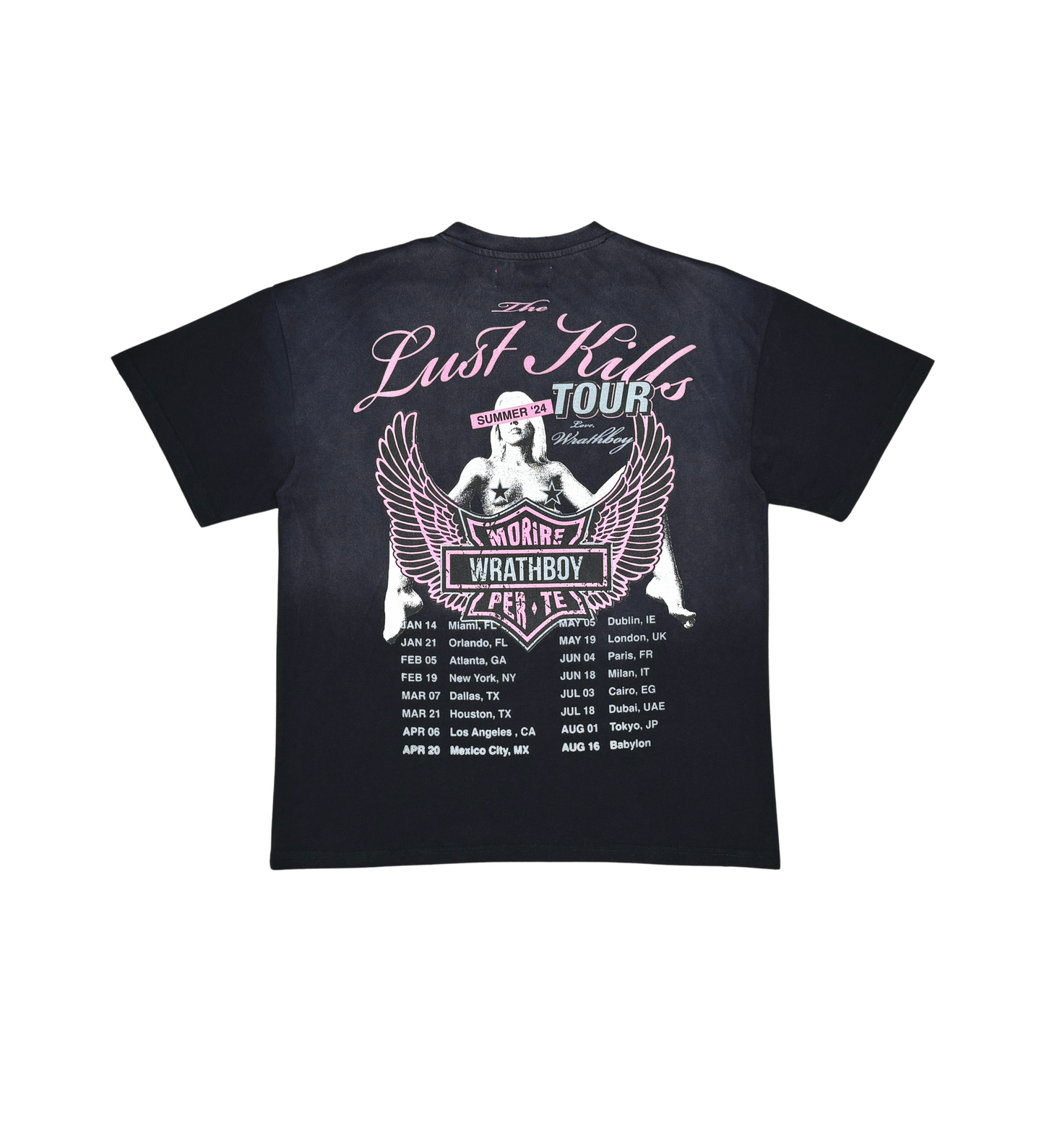 Wrathboy lust kills tour tee