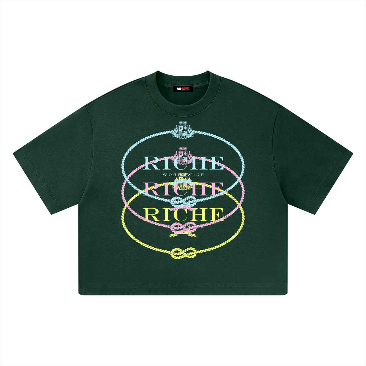 Clone logo heavyweight boxy t-shirt by Vie+Riche, view 3