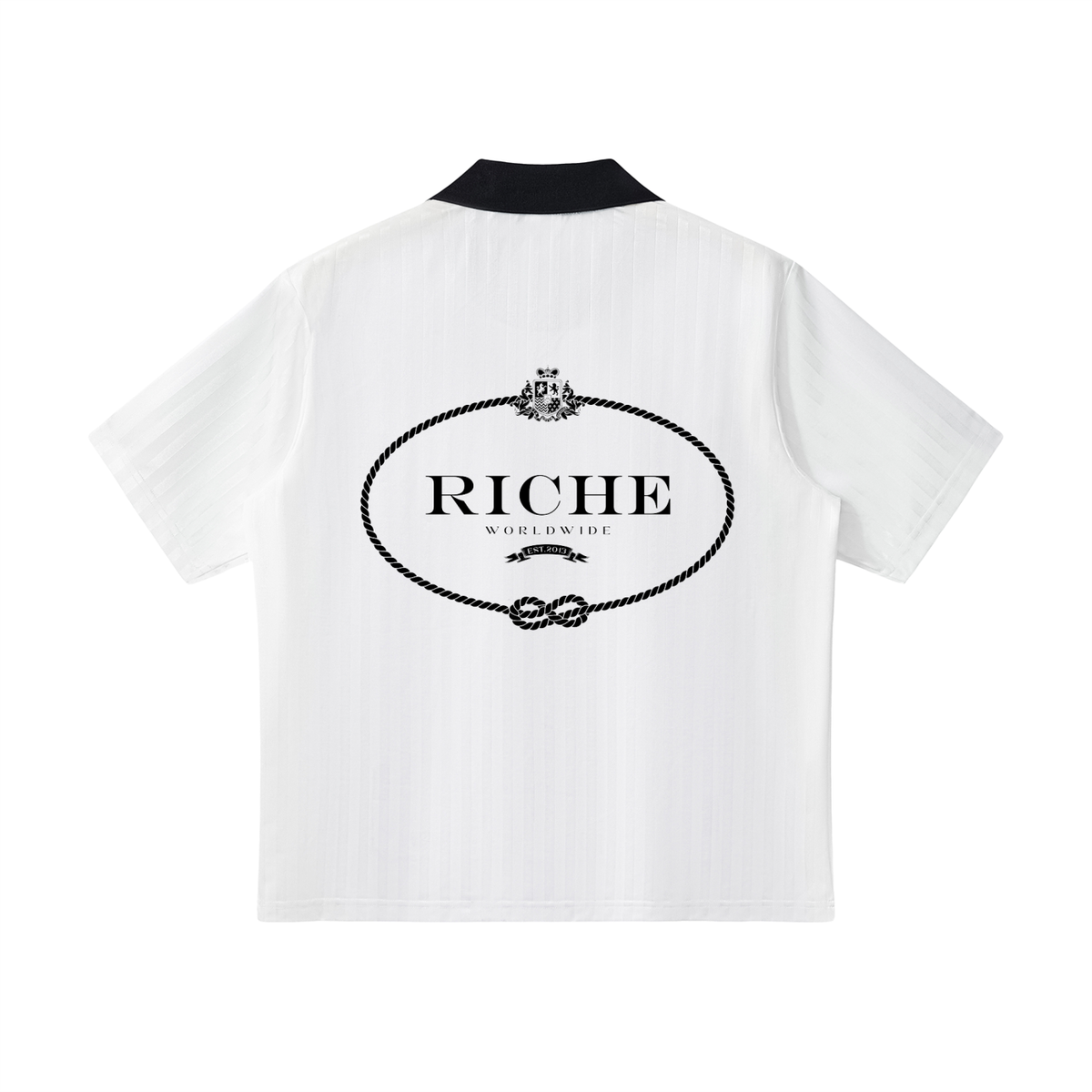 Polygamy striped soccer jersey by Vie+Riche, view 4